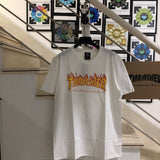 Thrasher T Shirt Thrasher Flame Loose Short Sleeve Fall Winter Couples