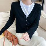 Beth Dutton Outfits Autumn and Winter Small Shawl Knitted Cardigan Coat for Women