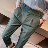 Men Trousers Fall Rag-Eared Casual Pants
