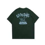 Men T Shirt Summer Casual Tops Men's Clothes Summer Wear Vintage Men's round Neck Short Sleeve Casual Cartoon Printed T-shirt