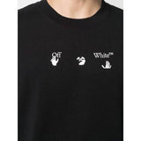 Off White Tshirt Arrow Men's Short Sleeve Cotton Owt Casual Fashionable