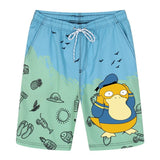 Men and Women Pokemon Pikachu Pant Shorts Cropped Beach Pants Casual