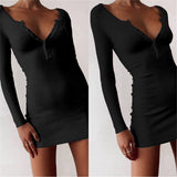Sweater Dress Outfit With Tights 2 Piece Set Dress Sexy Slit Slim Long Sleeve Sweater Women