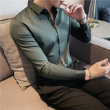 Men's Shirt Spring Men's Long-Sleeved Shirt Repair