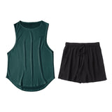Man Tanks Spring Summer Sports Vest Suit Men