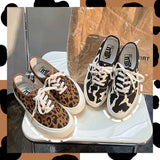 Cow Print Hey Dude Shoes Low Top Women's Board Shoes Vulcanized Shoes Women's