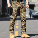 Tactics Style Outdoor Casual Pants Men's Overalls Loose plus Size Tactical Outdoor Camouflage Pants