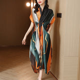 Women's Exotic Dresses Summer Shirt Dress Women's V-neck Loose Printed Dress