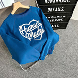 Human Made Sweatshirt Love Brushed Hoody Campus Loose