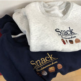 Harvard Sweatshirt Vintage Embroidered Fleece Thick Sweater Women