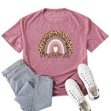 Boy Mama T Shirt Rainbow Mama Pattern Printed T-shirt