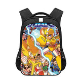 Shadow Backpack Sonic Cartoon Backpack Schoolbag Reflective Stripe Primary and Secondary School Students Burden Alleviation Backpack