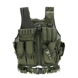 Tactics Style Men's Outdoor Vest Tactical Vest Military Fans Summer Outdoor Tactics Vest plus Size Breathable