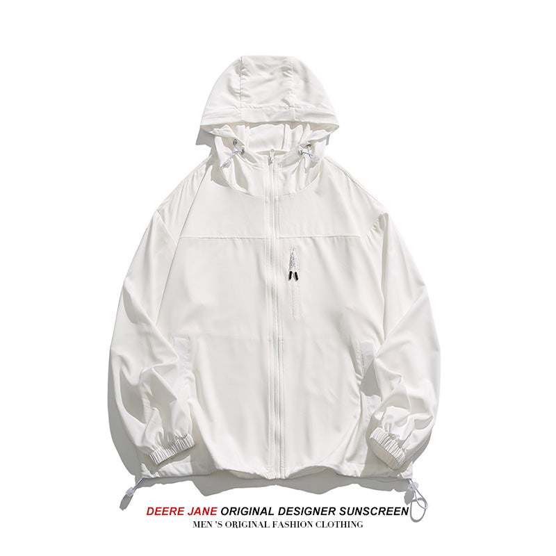 Men Sun Protection Clothing Summer Sun Protective Clothes Men's Loose Couple Casual Jacket
