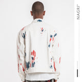 Spray Painted Jacket Men's Spring and Autumn Clothing Leisure Loose Jacket