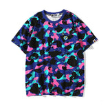 Bape T Shirt Short Sleeve Men and Women Loose-Fitting Casual T-shirt