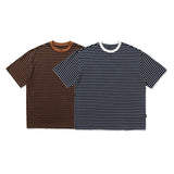 2022 Summer Man Outfits Striped Short Sleeve