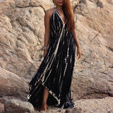 Women Bohemian Dress Women's Summer Sexy Printed Dress
