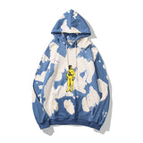Smiley Face Hoodie Autumn and Winter Printing Men's and Women's Loose Casual Hooded Sweater