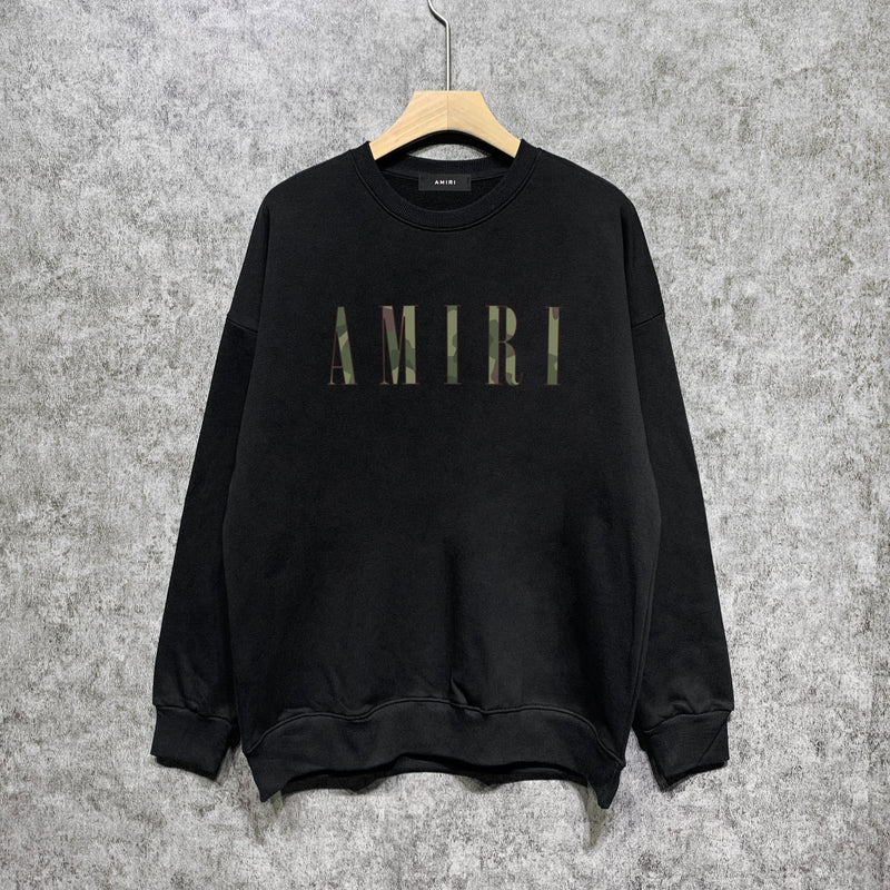 Amiri Sweatshirt Amiri Crew Sweatshirts Crew Neck Sweater