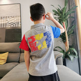 Children Boy Polo Shirts Summer Boys' Short-Sleeved T-shirt