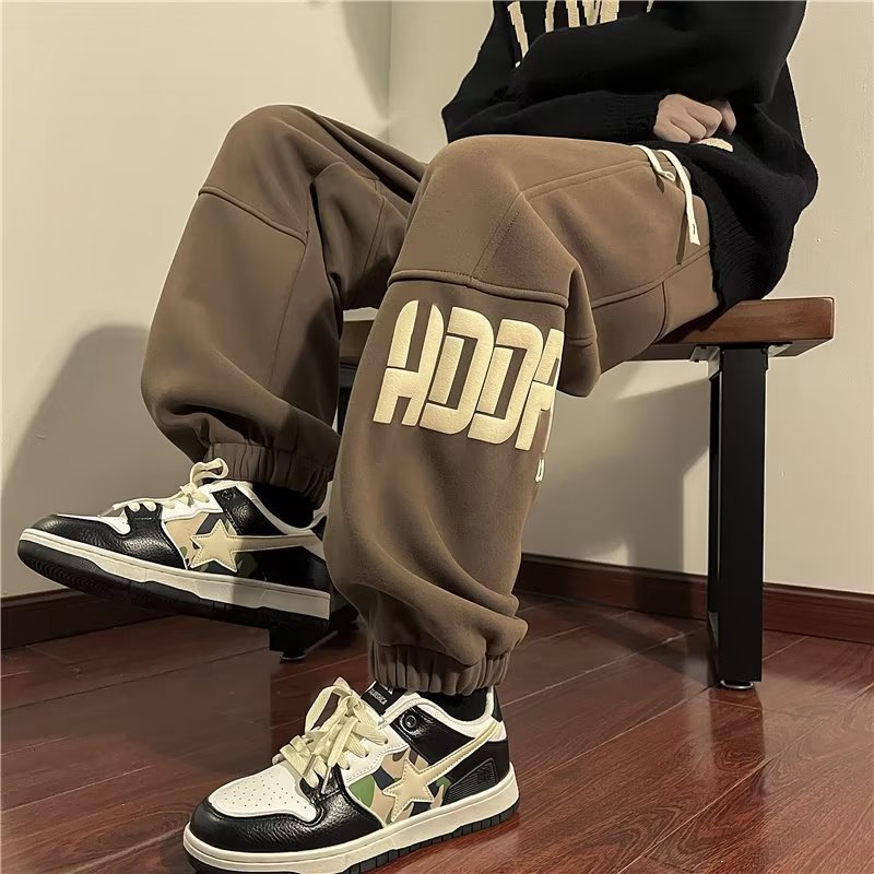 Men Cargo Pants Men's Stitching Sports Pants Casual Trousers Boys Spring and Autumn