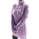 Sweater Dress Outfit With Tights 2 Piece Set Sweater Women's Knitwear Autumn and Winter Twist Dress