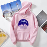 Slogan Graphic Hoodie Loose Pullover Coat