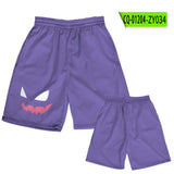 Men and Women Pokemon Pikachu Pant Pokémon Haunter Men's Tether Shorts