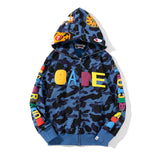 Bape Hoodie Sweater 3D Digital Printing Stylish Autumn and Winter