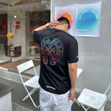 CHH Chrome Heart T Shirt Spring/Summer round Neck Short Sleeve T-shirt Men's and Women's Tops