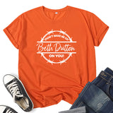 Beth Dutton Outfits Printed T-shirt Loose Casual Fashion