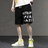 Summer Men Shorts Men's Summer Casual Cropped Pants