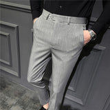 Men Trousers Business Suit Pants Casual Pants