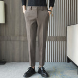 Men Trousers Pants Men's Thick Wool Casual Trousers