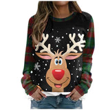 Black Christmas Sweater Fall/Winter Women's Sweater