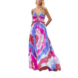 Women Bohemian Dress Spring/Summer Printing Slip Dress