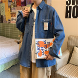 Denim Shirts Long Sleeve Loose Casual Jacket