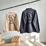 Human Made Sweatshirt Labrador Pattern Flocking Embroidery Knitted Coat