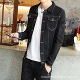 Denim Shirts Spring and Autumn Men's Denim Coat
