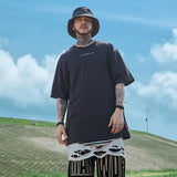 Men T Shirt Summer Casual Tops Landscape Printing Short Sleeve T-shirt Fashion round Neck Half Sleeve