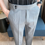 Men Trousers Spring/Summer Thin Casual Suit Pants