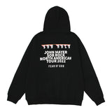 Fog Sob Rock Hoodie Hooded Fleece Lined Sweater Male and Female Large Size Hoodies