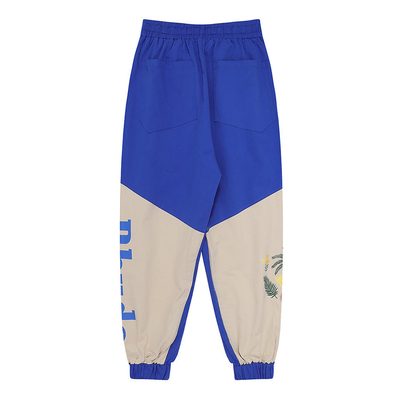 Rhude Pant Printed Stitching Casual Trousers for Men