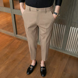 Men Trousers Minimalist Thin Casual Pants