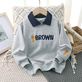 Children Hoodie Sweatshirts Autumn Boy Long Sleeve Casual