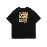 Men T Shirt Summer Casual Tops Men's Clothes Summer Wear Vintage Men's round Neck Short Sleeve Casual Loose Letter Printed T-shirt