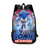 Sonic Backpack Sonic School Bag for Elementary School Students Cartoon Backpack