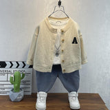 Toddler Boys Sweater Boys' Spring and Autumn Knitwear