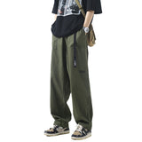 Men Cargo Pants Workwear Pants Men's Summer Thin Straight Casual Trousers